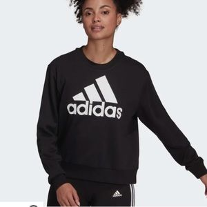 NEW ADIDAS ESSENTIALS LOGO LOOSE SWEATSHIRT Size:M